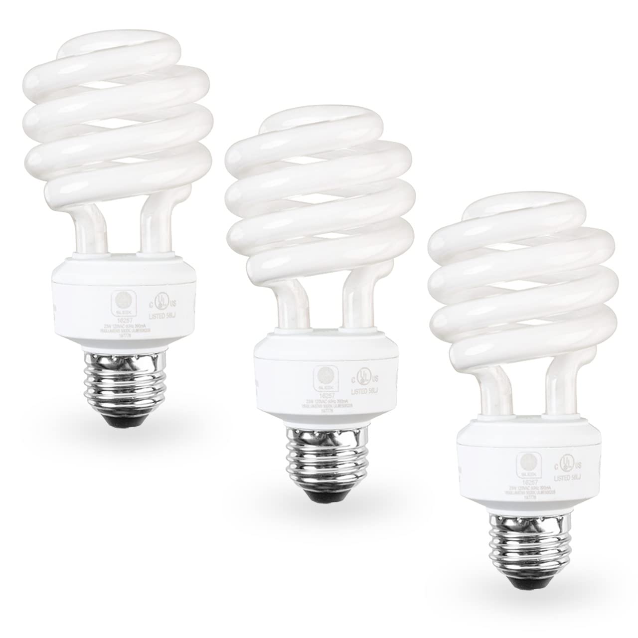 SLEEKLIGHTING 23W CFL bulb with E26 base in a 3-pack for efficient daylight illumination