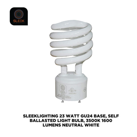 SLEEKLIGHTING 4-pack of CFL bulbs for multiple fixtures