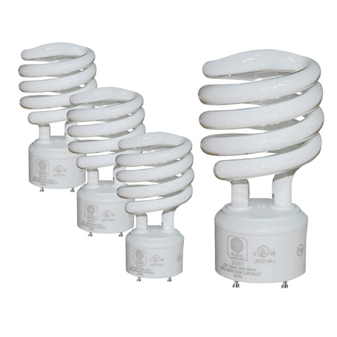 SLEEKLIGHTING GU24 base 2-pin front view showing 1600 lm brightness for well-lit spaces