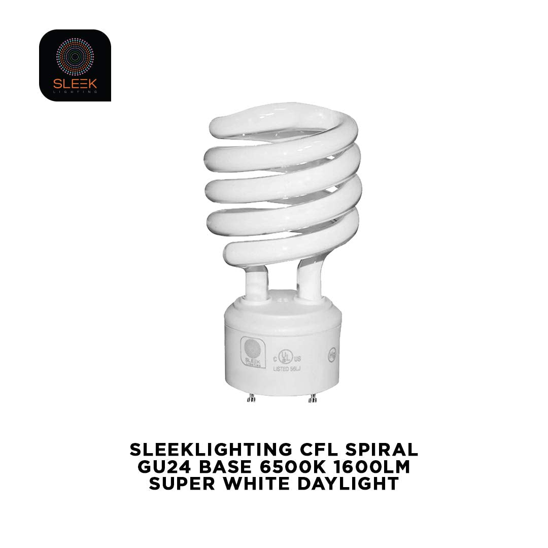 Clear glass bulb emitting 1600 lumens of daylight brightness