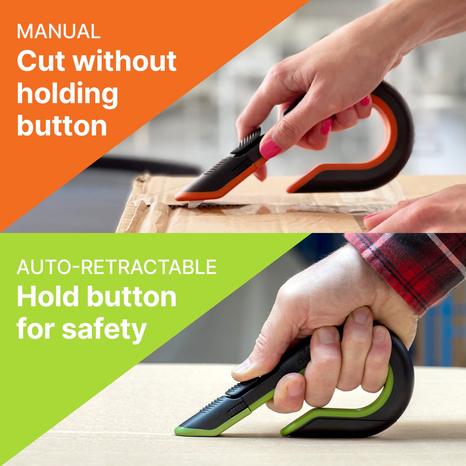 Slice locking blade system keeps the blade securely in place