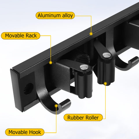 SLIIMU aluminum track and stainless steel rack deliver durability and rust resistance.