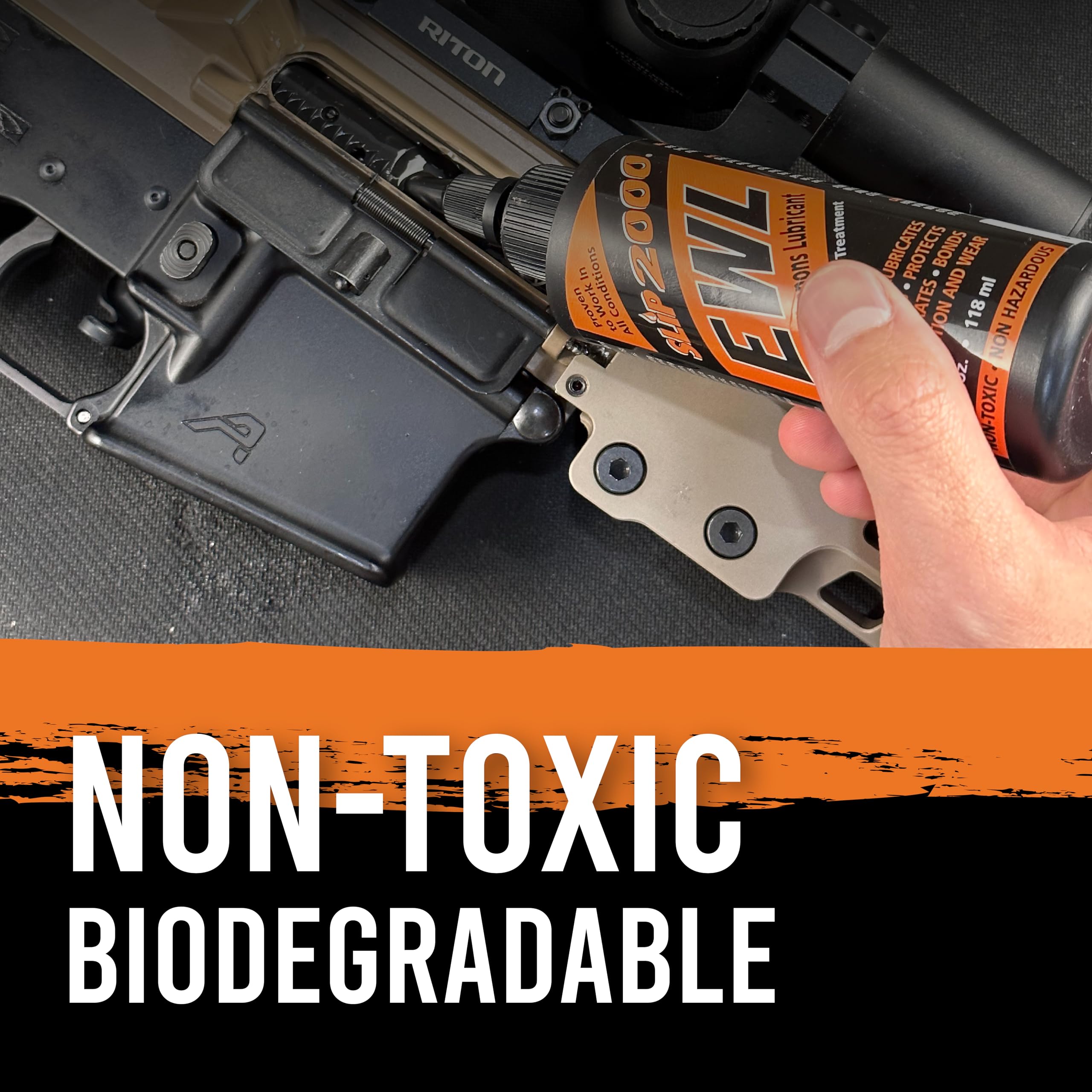 Slip2000 EWL CLP non-toxic formulation for safe handling.