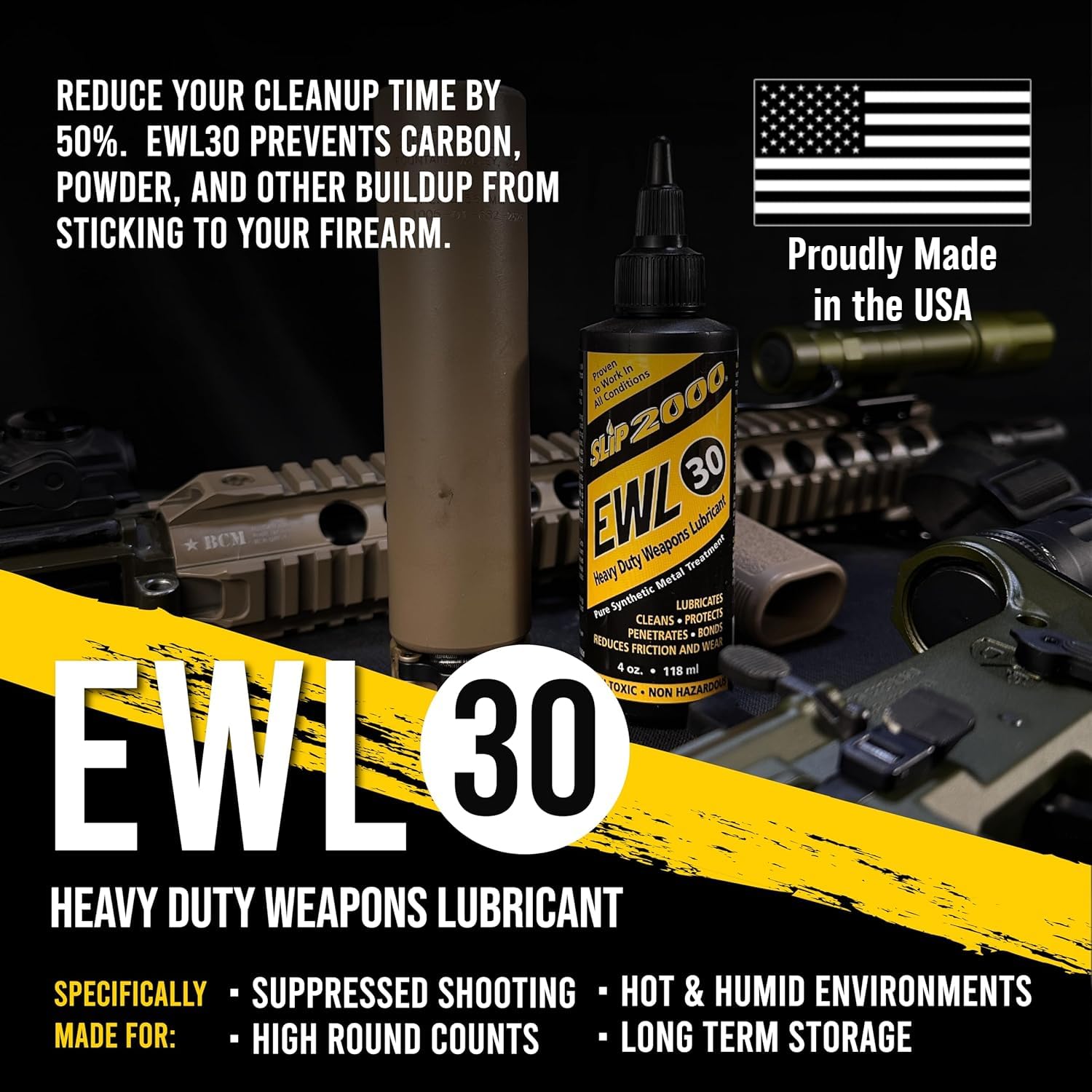 Slip2000 EWL30 being applied to metal parts to reduce friction.