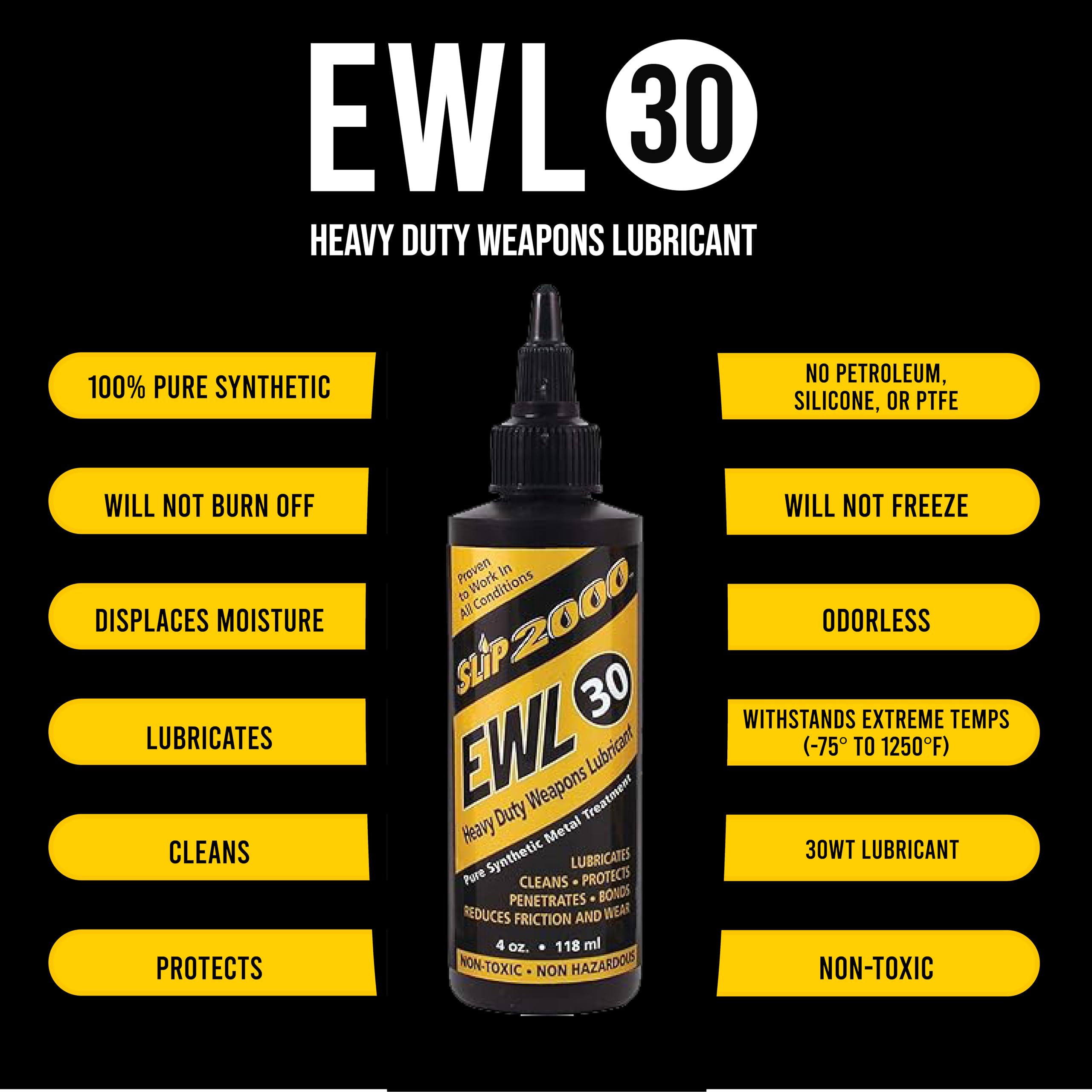 Slip2000 EWL30 forms a protective corrosion barrier on metal surfaces.