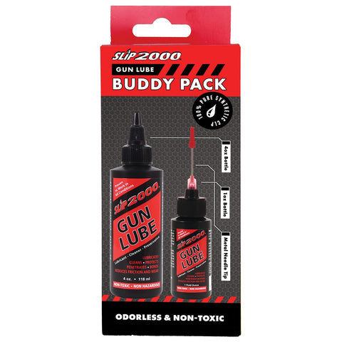 Slip 2000 Gun Lube cleans and protects metal from residues.