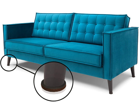 Slipstick GorillaPads with adhesive backings enable secure attachment to furniture.