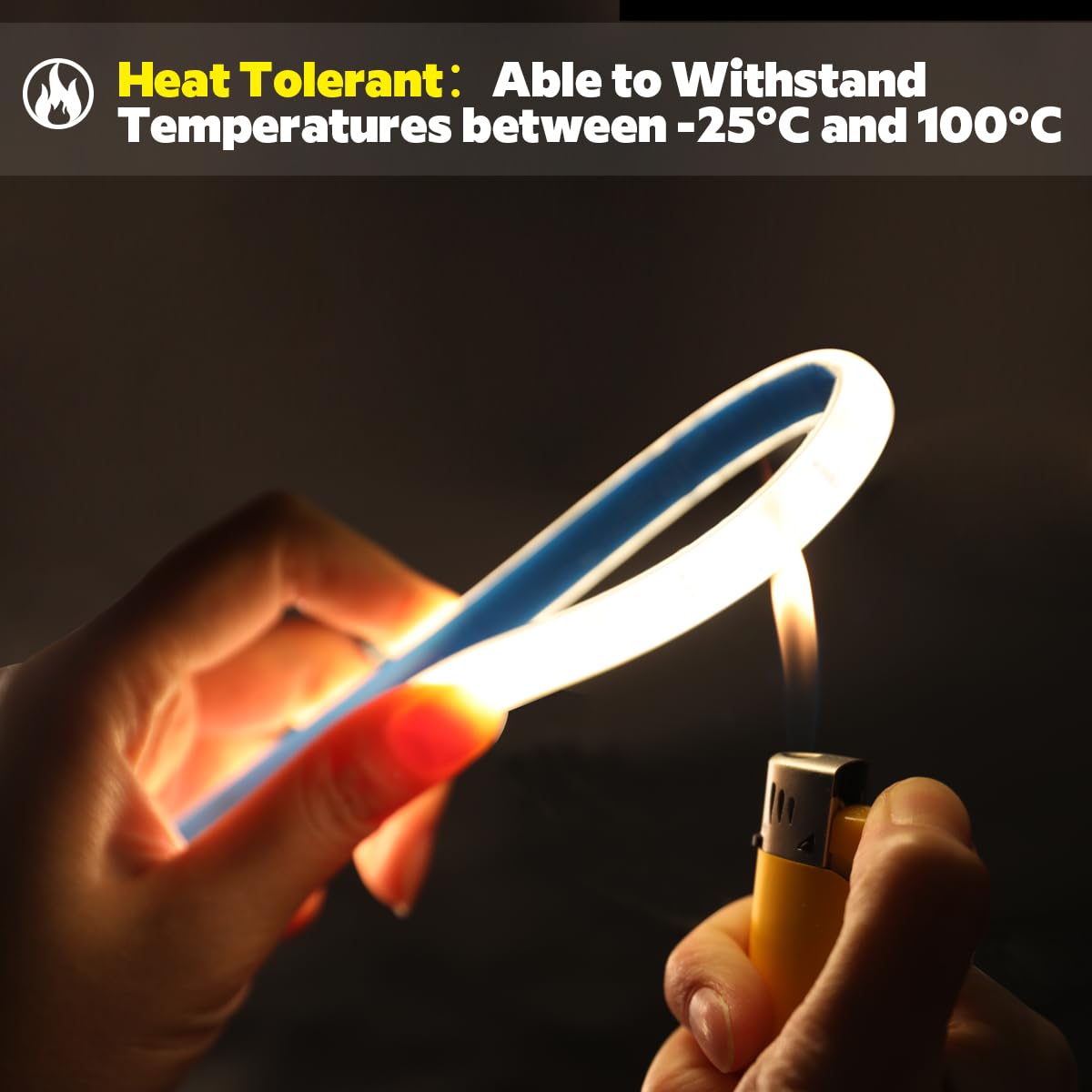 SLL HUT heat-resistant IP68 sauna strip designed for humid, high-temperature environments