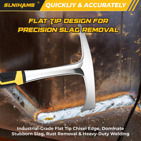 SLNIHAMS chipping hammer anti-rust coating protects the head from corrosion