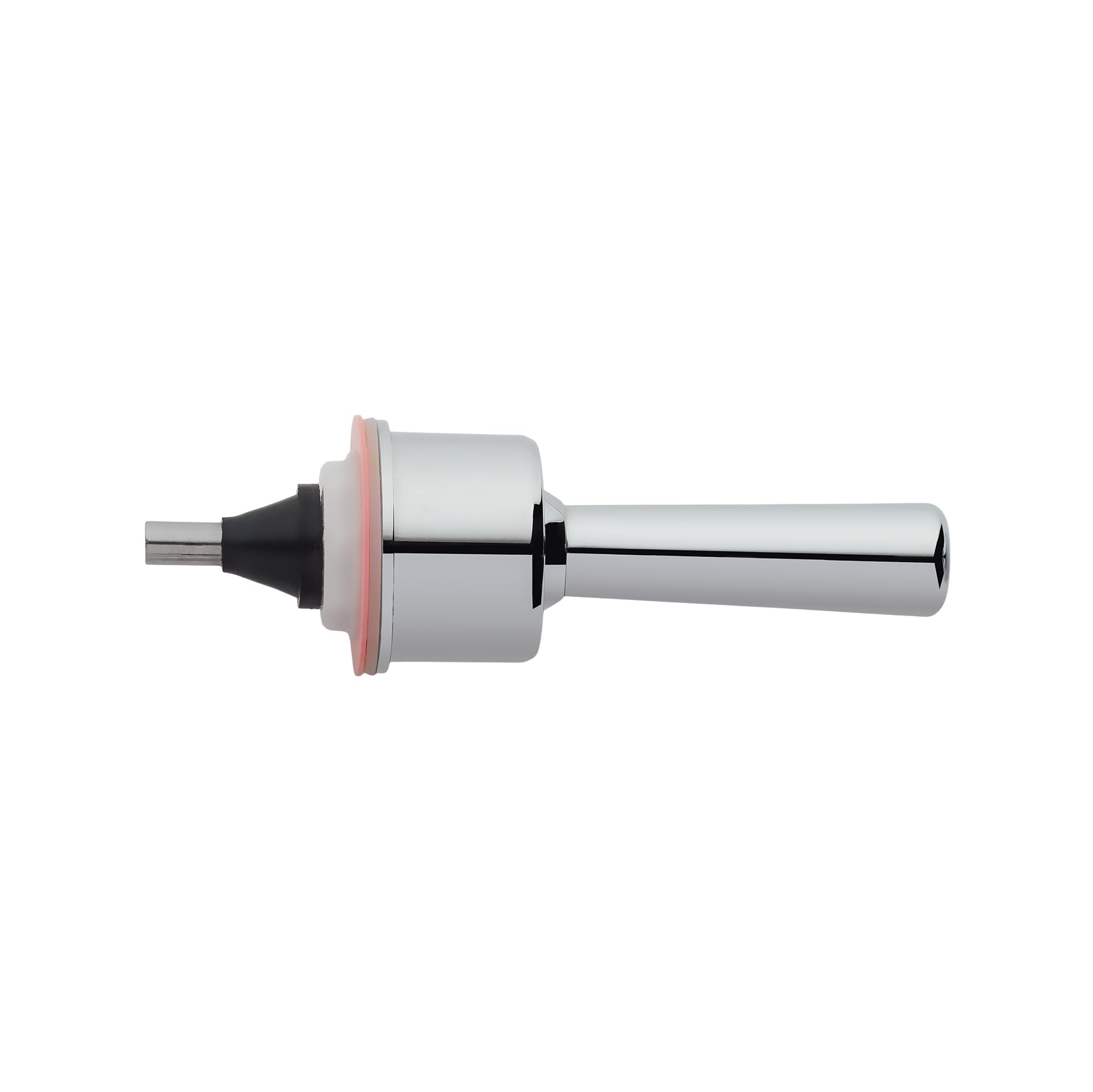 Close-up of the Sloan B-32-A handle assembly in polished chrome.