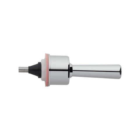 Close-up of the Sloan B-32-A handle assembly in polished chrome.