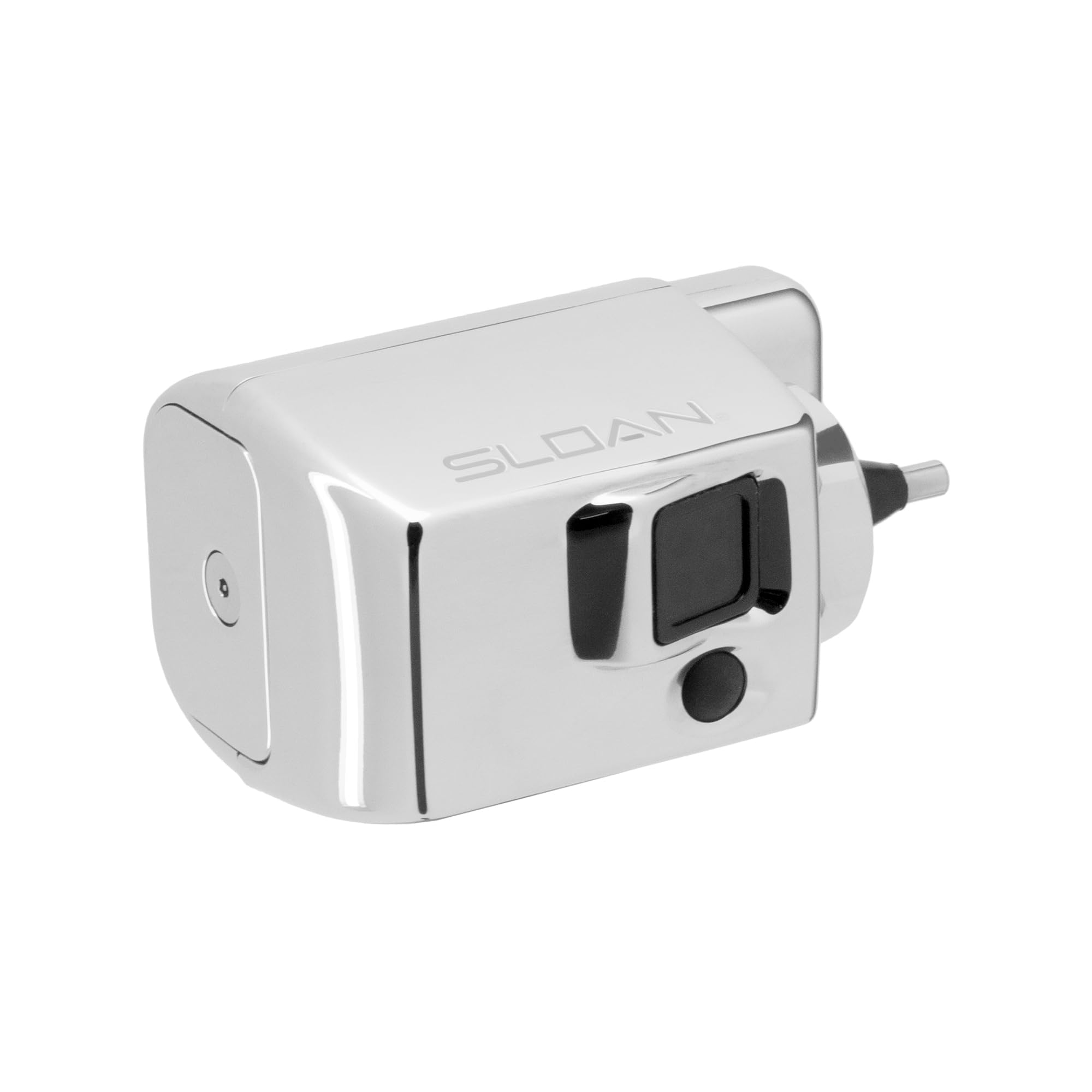 Sloan EBV-89-A retrofit for water closet enables hygienic, touch-free flushing.