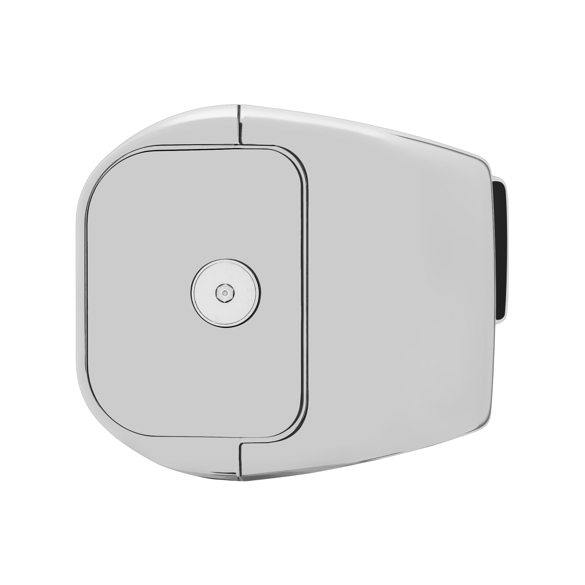 Indicator lights show user presence and battery status at a glance.