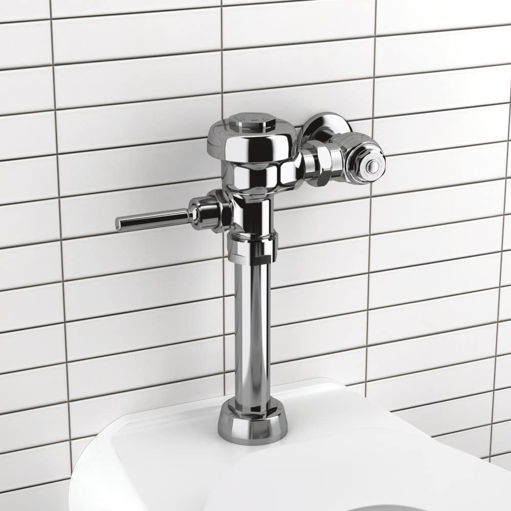 Sloan Regal 110 cast wall flange shows sturdy installation for durable mounting.