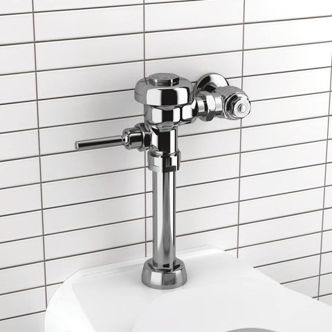 Sloan Regal 110 cast wall flange shows sturdy installation for durable mounting.