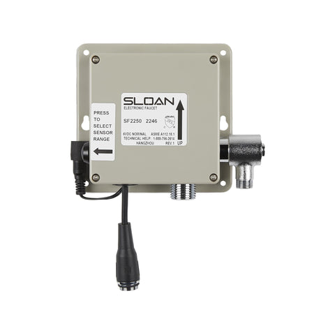 Sloan SF-2350 serviceable solenoid with filter keeps water clean