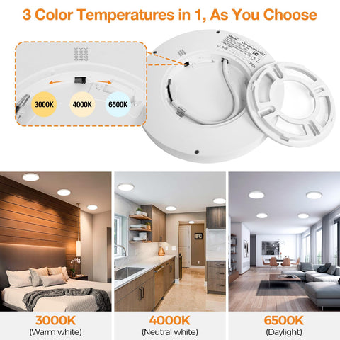 Slochi 15W fixture provides energy-efficient brightness without high electricity use.