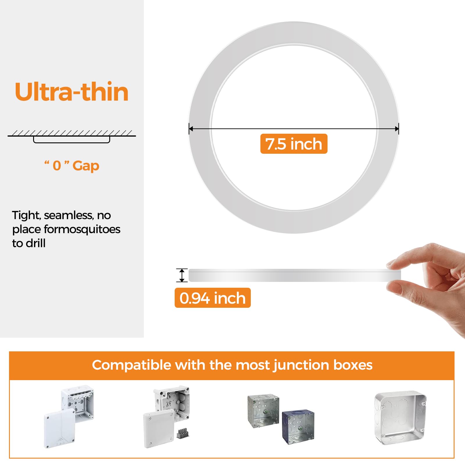 slochi color temperature adjustable fixture delivers 6500K bright daylight illumination