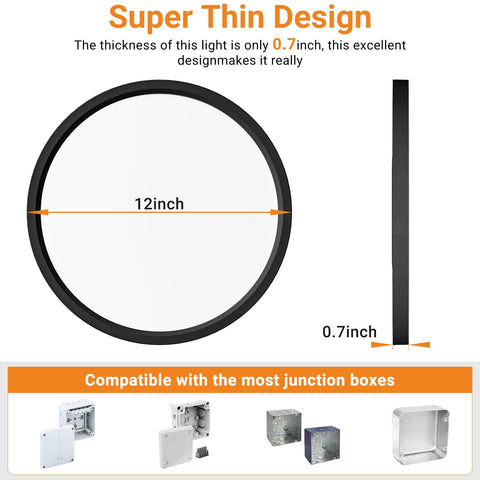 Slochi easy-install ceiling light pack with universal mounting compatibility