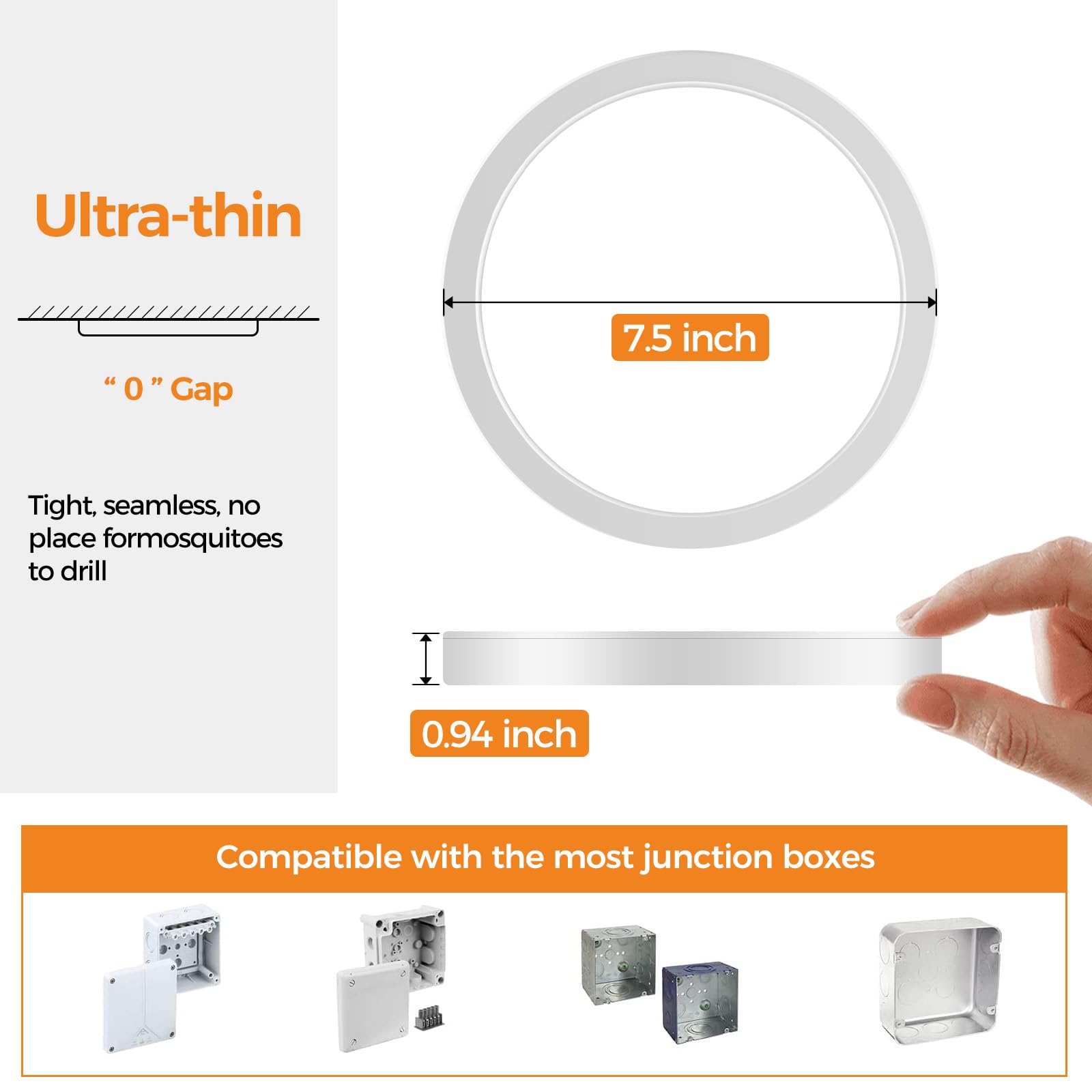 Slochi fire-resistant shell keeps a safe durable ceiling fixture.