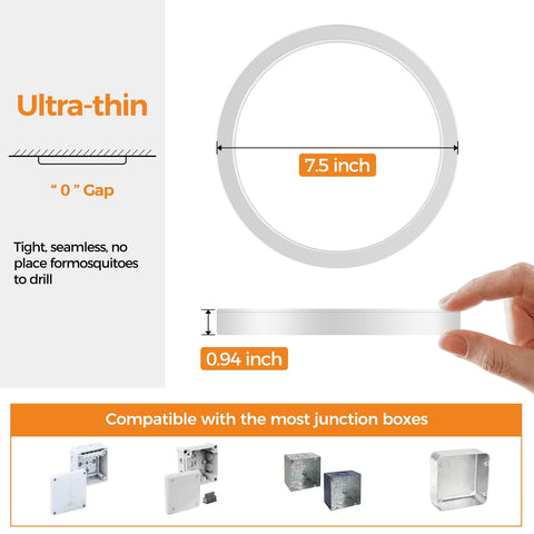 Slochi fire-resistant shell keeps a safe durable ceiling fixture.