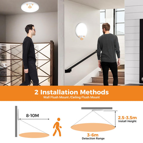 slochi hardwired ceiling light installs easily without electrician
