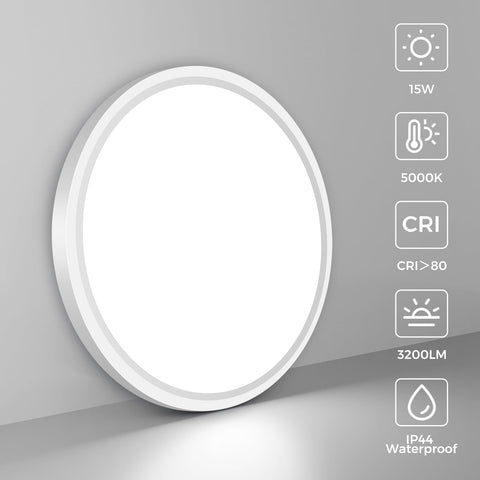 Slochi motion-sensing light mounted on ceiling for hands-free illumination in a living space.