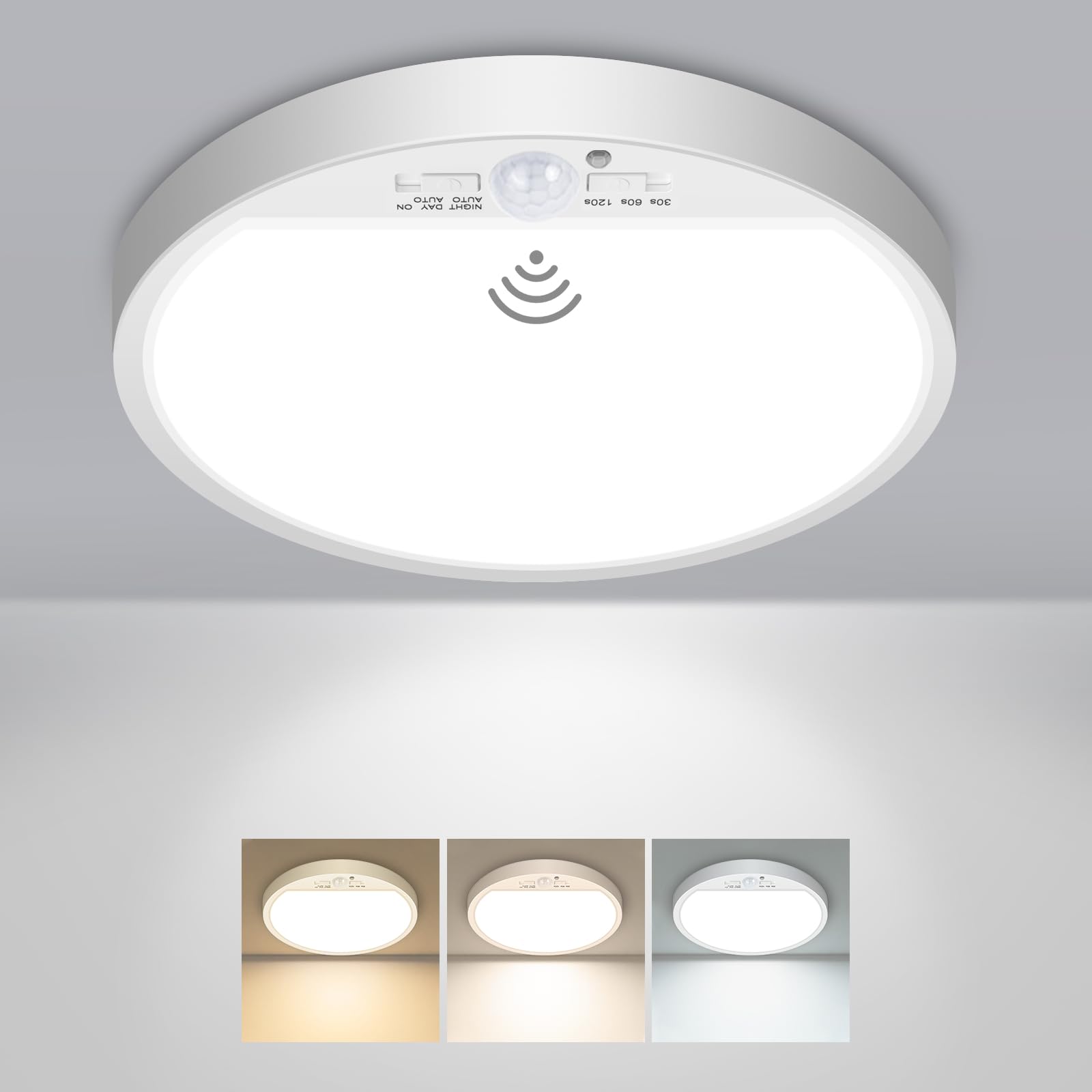 Slochi motion sensor light in a closet provides hands-free illumination