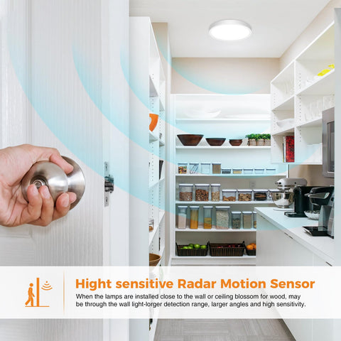 Slochi pantry, hallway, and stairwell lighting for automatic, hands-free use.