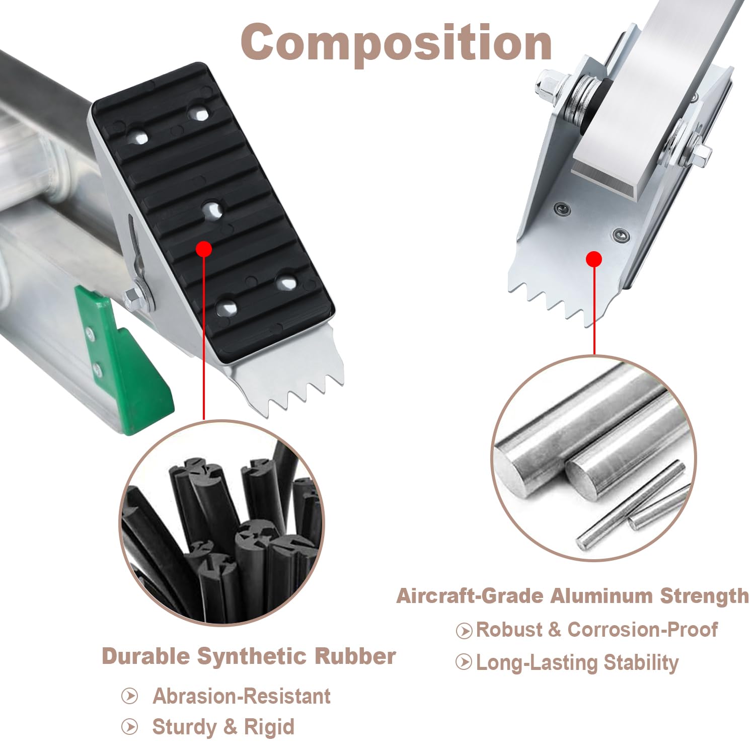 SlogPith durable aluminum construction lasts under heavy use