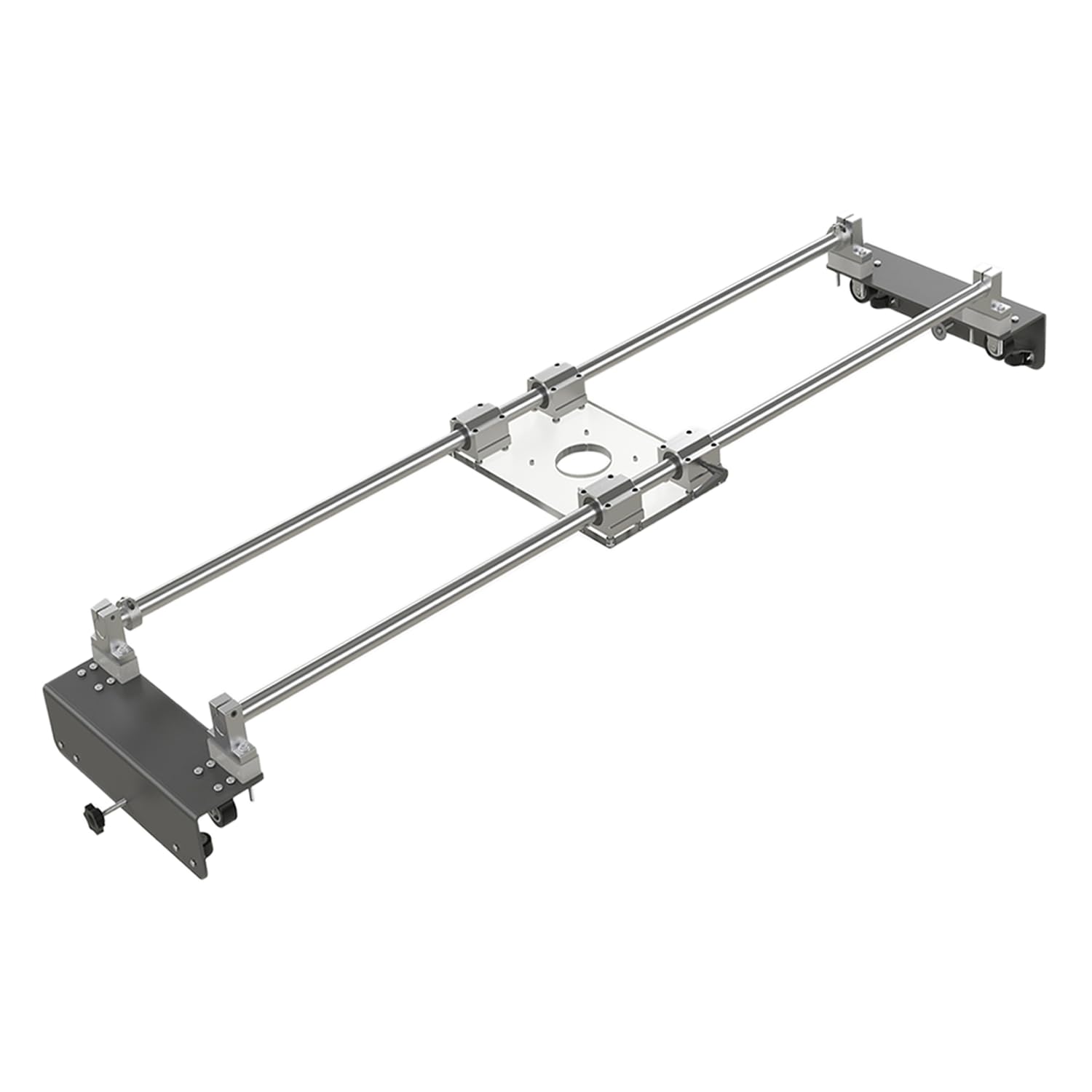 Sloson Router Sled overview for precise slab flattening in a workshop.