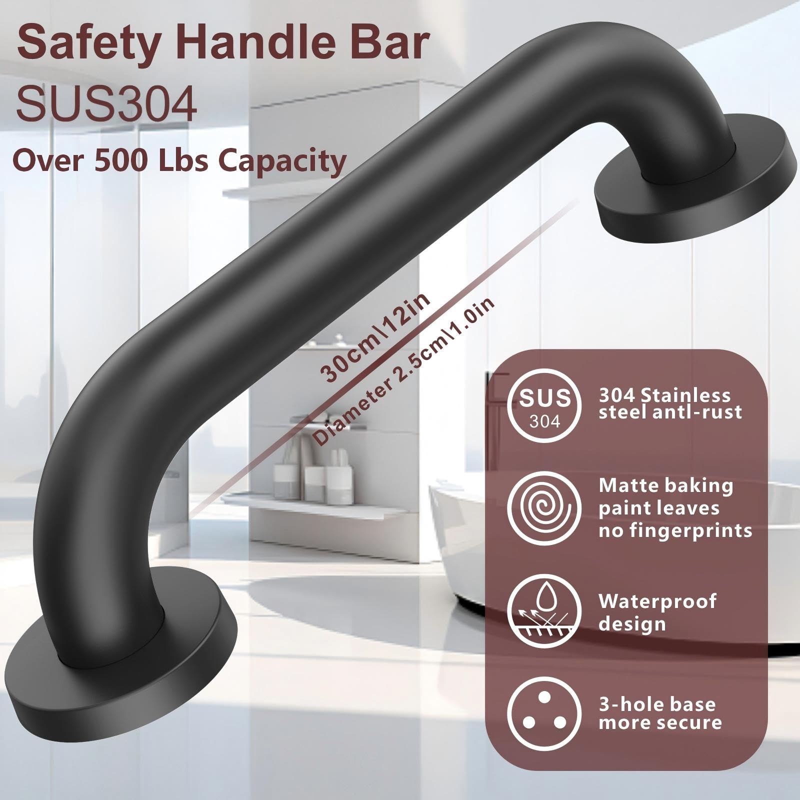 SLYLINRY handrail suitable for indoor, outdoor, and RV installations.