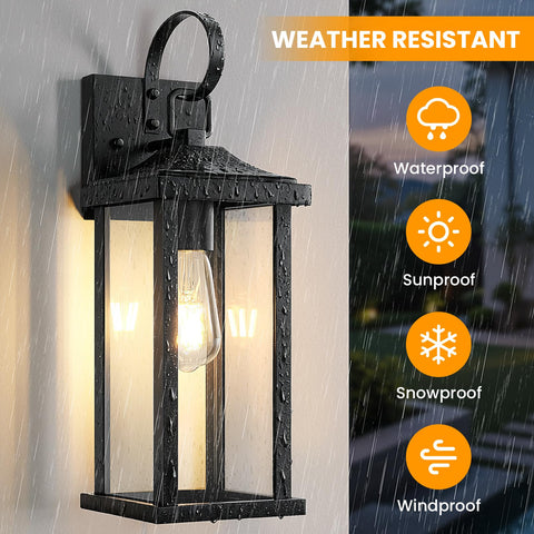 Slypadan 18-inch outdoor wall light side view shows sleek profile