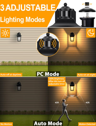 Slypadan dusk-to-dawn exterior light automatically illuminates pathways.