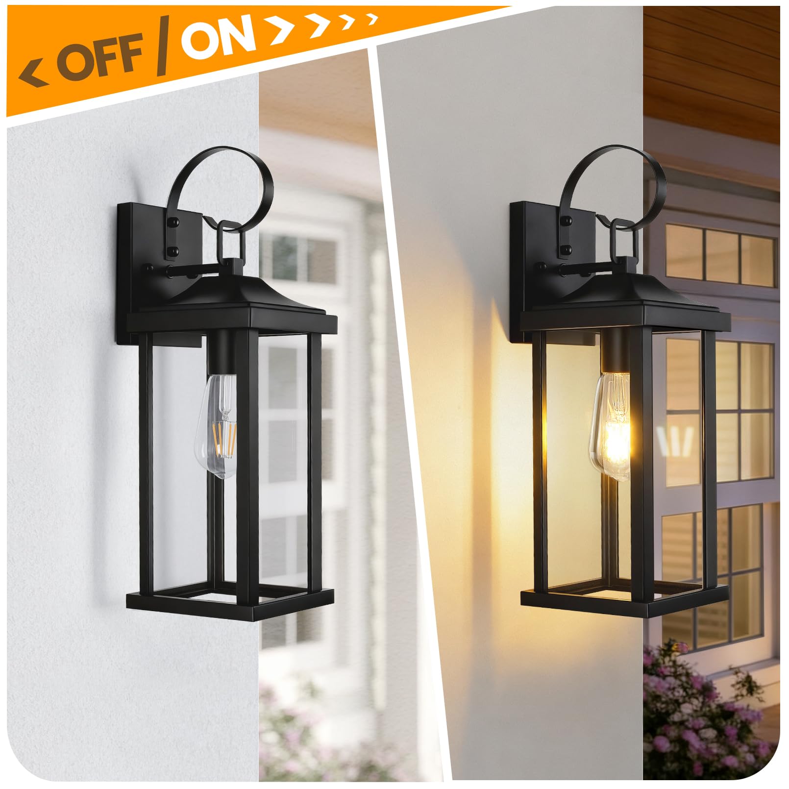Slypadan E26-base outdoor light compatibility enables customizable brightness