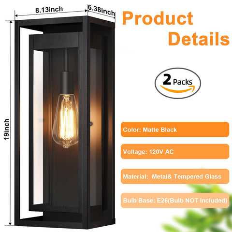 Slypadan exterior sconce with clear glass shade, open-bottom design for easy bulb changes.
