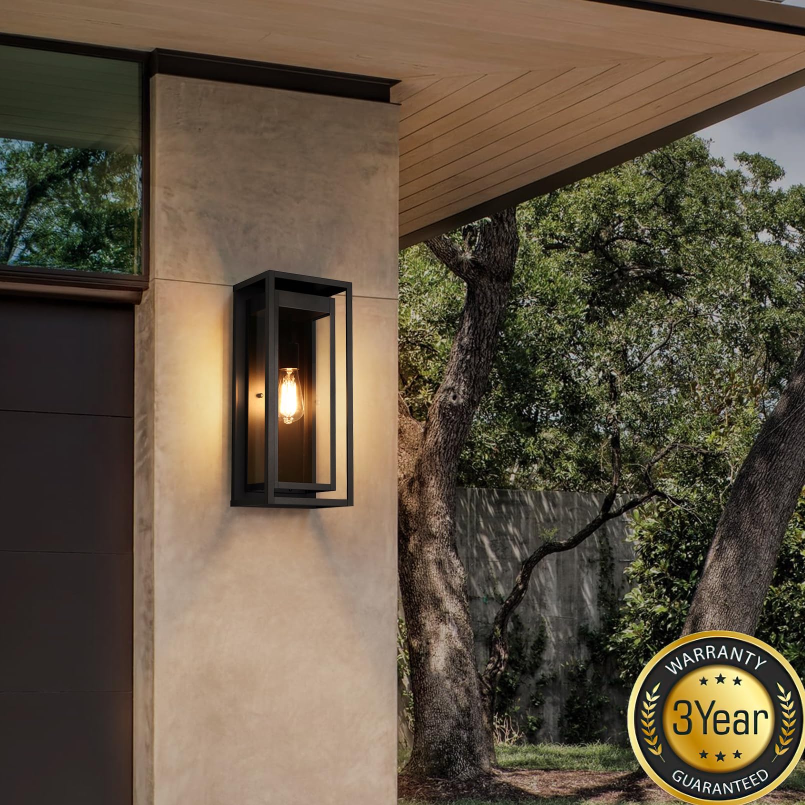 Slypadan front-door lighting provides welcoming brightness for entryways.