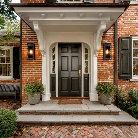 Slypadan porch and garage sconces elevate exterior curb appeal