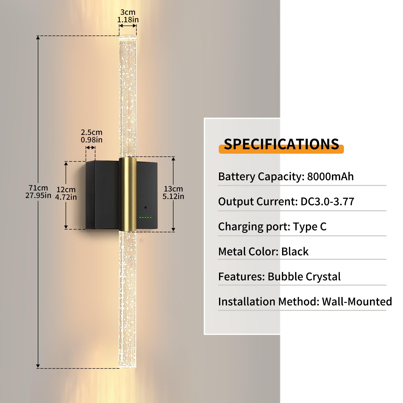 Slypadan USB-C charging keeps the battery ready for continuous use.