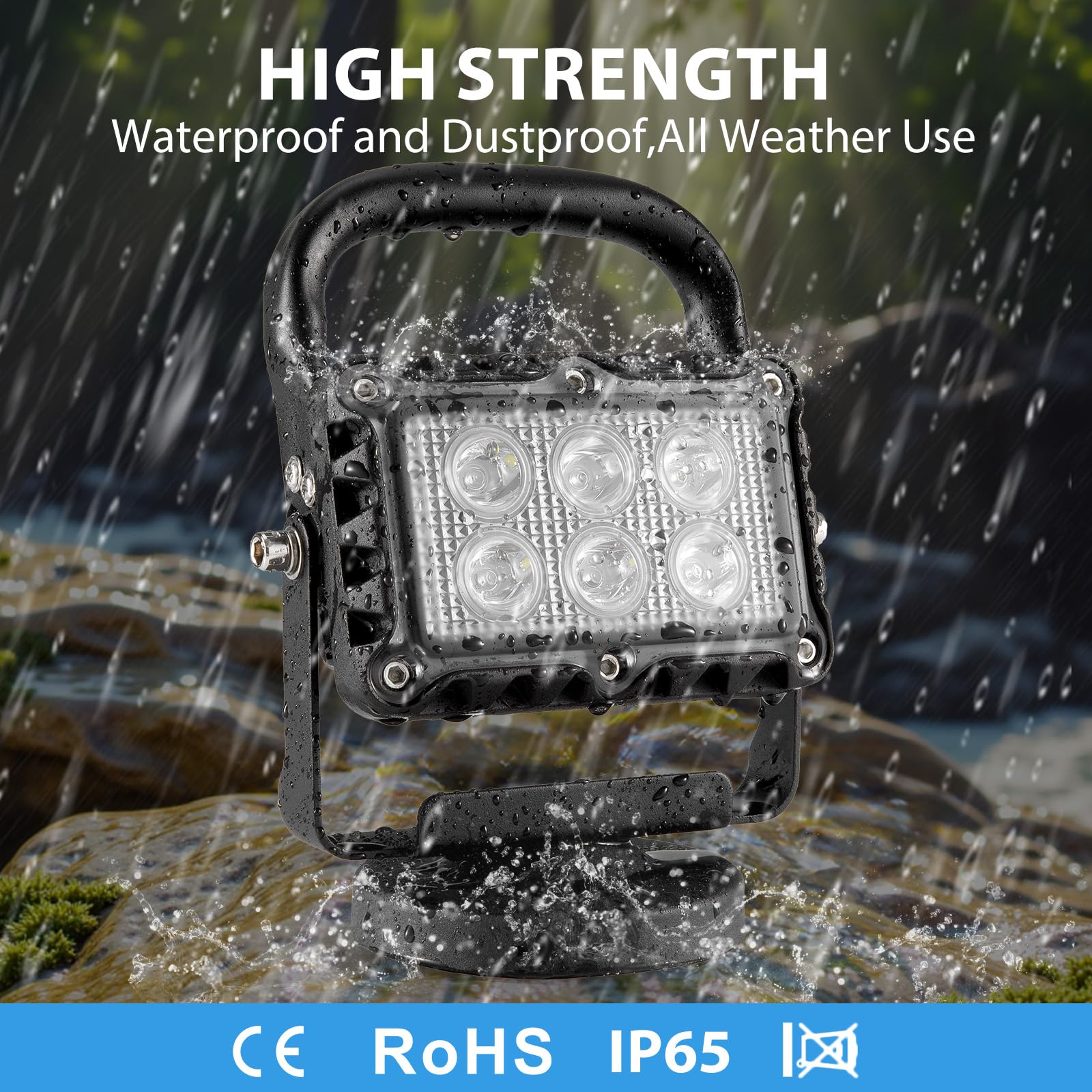 SMA light features USB-C fast charging for quick top-ups between jobs