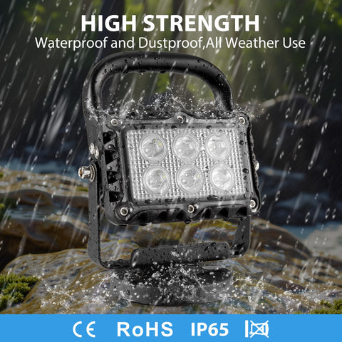 SMA light features USB-C fast charging for quick top-ups between jobs