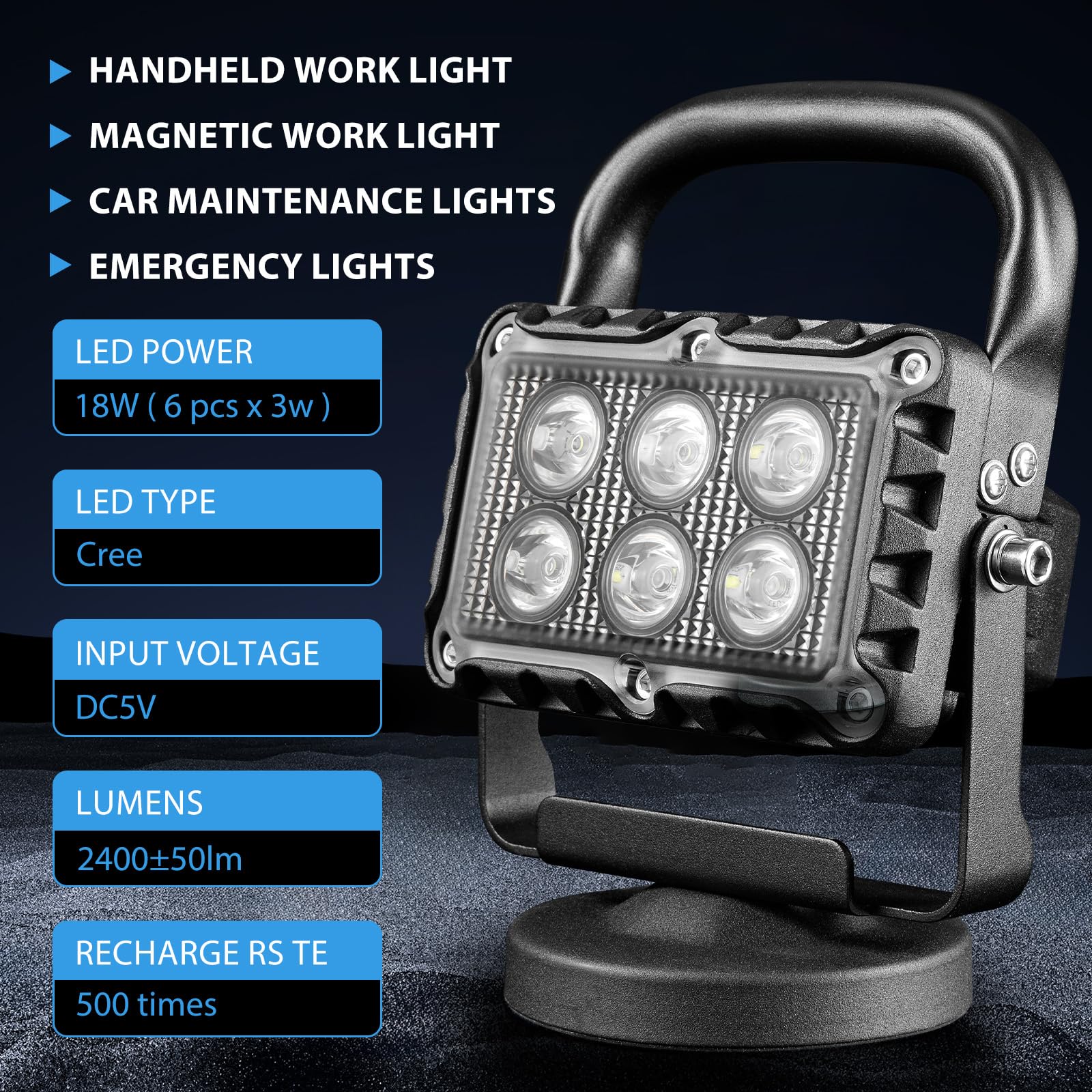 SMA IP65 waterproof and dustproof light operates in harsh workshop conditions