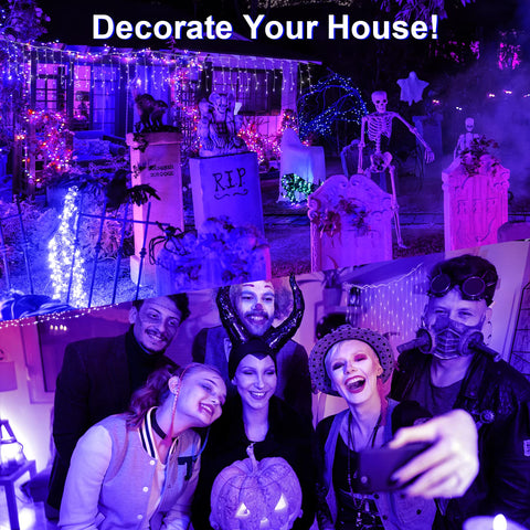 Smacen bendable UV lights hold shapes for DIY room or stage decorations.