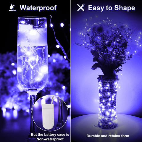 Smacen waterproof copper-wire UV lights withstand outdoor setups.