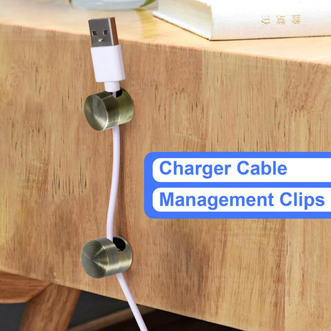 SmallCat elegant copper cable clips for a clean, refined look.