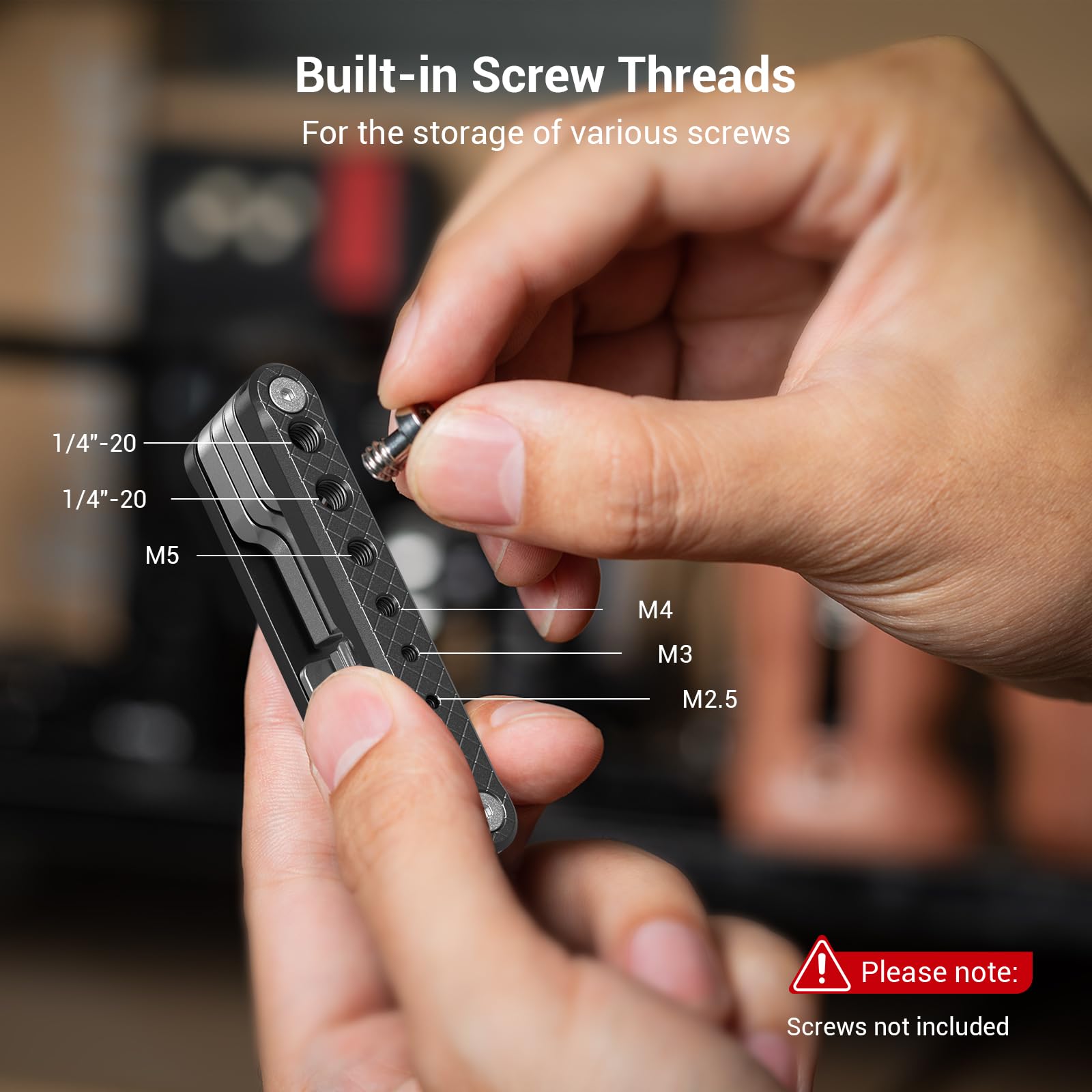 All-metal construction combines aluminum alloy and stainless steel for durability