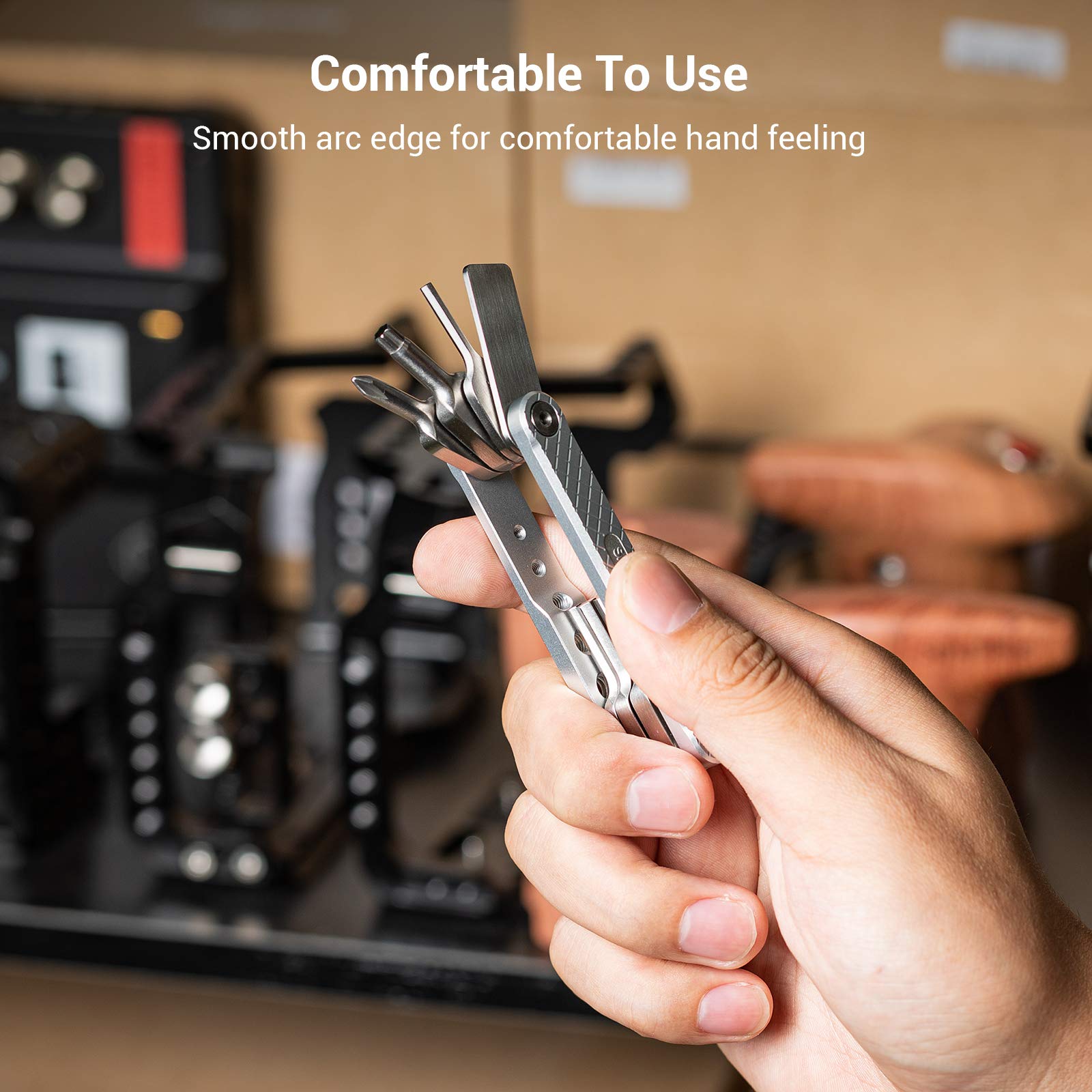 SmallRig folding tool set built with rugged materials for reliable field use.