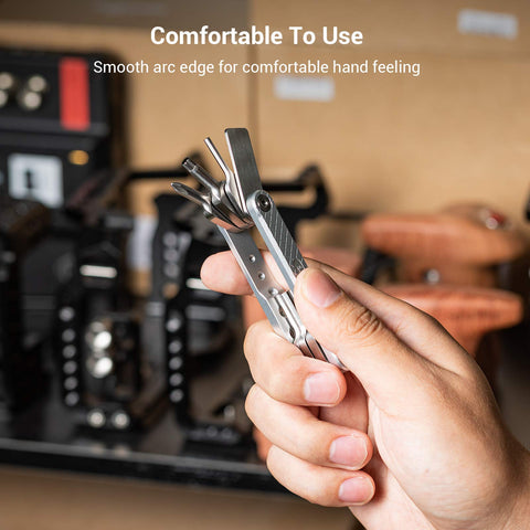 SmallRig folding tool set built with rugged materials for reliable field use.