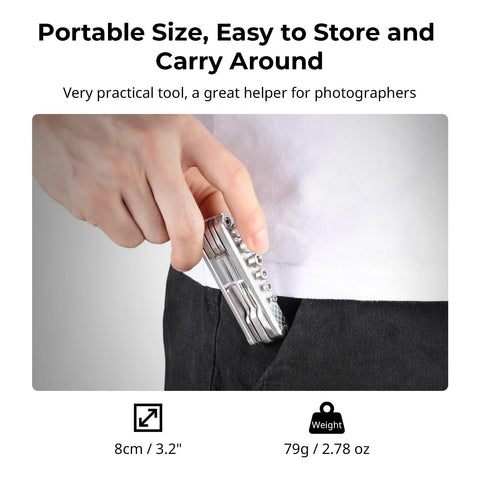 SmallRig folding tool set front view showcasing compact form and sturdy build.