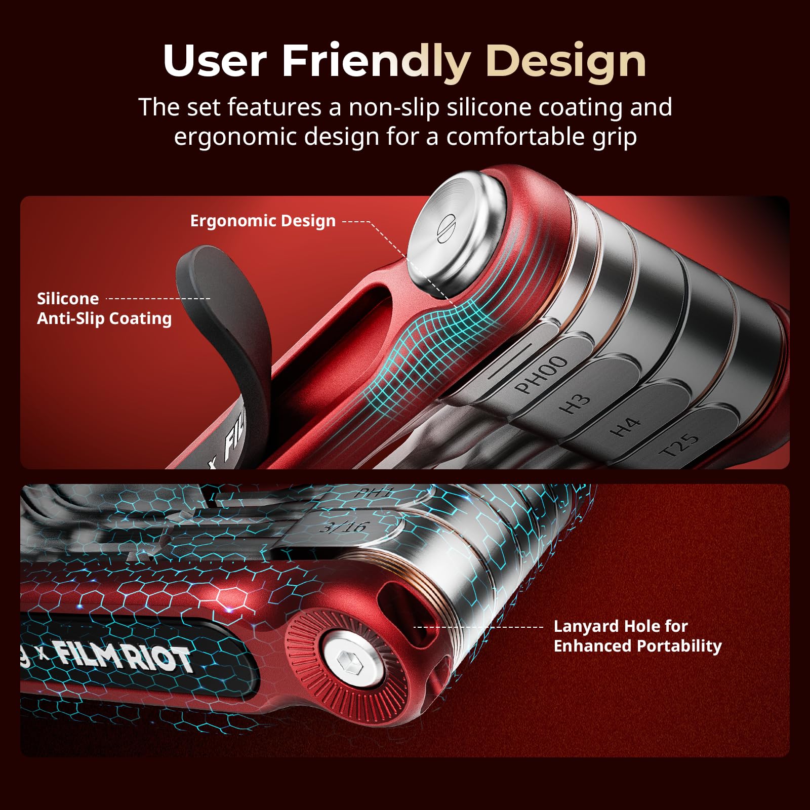 SmallRig 10-in-1 set with silicone grip improves control during setup tasks.